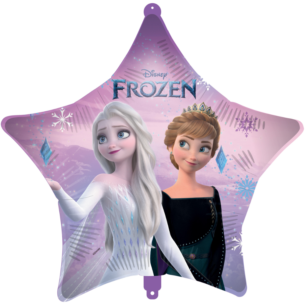 Ballon Reine des neiges étoile